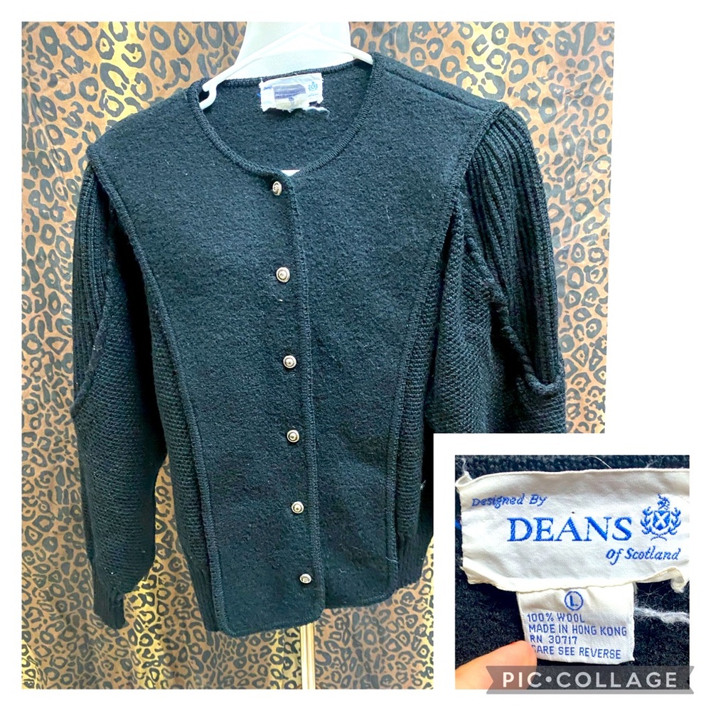 Vintage Deans of Scotland 100% wool sweater